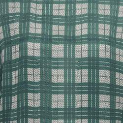 مملوكة مسبقًا Joseph Green Canvas Check Silk  Royce Jacket M