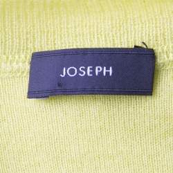 Joseph Lime Green Cashmere Henley Sweater S