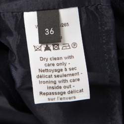 Pre Owned Joseph Navy Blue Wool Jersey Paneled Sleeveless Milano Dora Dress S