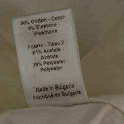 Pre Owned بنطلون جوزيف روكت مغسول ساتان بيج فاتح M