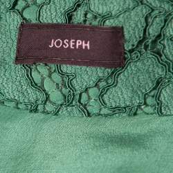 Pre Owned Joseph Green Sixty Floral Lace Pencil Skirt L