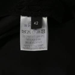 Joseph Black Lace Straight Leg Lennox Trousers L 