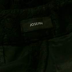 Joseph Black Lace Straight Leg Lennox Trousers L 