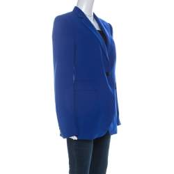 Joseph Blue Crepe Classic Blazer L