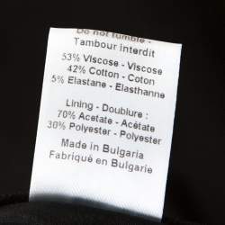 Pre Owned Joseph Black Gabardine Tapered Eliston Trousers M