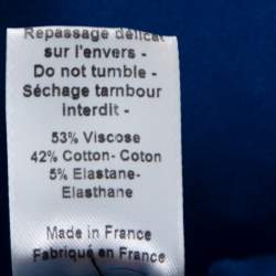 Joseph Blue Stretch Gabardine Leggings S