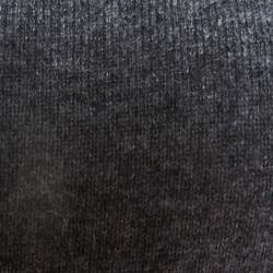 Joseph Grey Cashmere Leather Patch High Neck Tunic Sweater XS