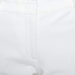 Joseph White Stretch Gabardine Slim Fit New Eliston Trousers L