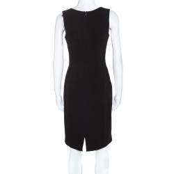 Pre Owned فستان جوزيف كريب اسود بدون أكمام مقاس متوسط (ميديوم)