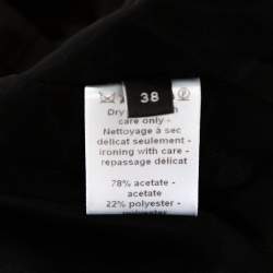 Pre Owned فستان جوزيف كريب اسود بدون أكمام مقاس متوسط (ميديوم)