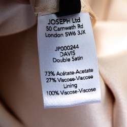 Joseph Cream Double Satin Davis A Line Top M