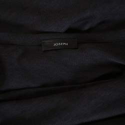 مملوكة مسبقًا Joseph Navy Blue Fluid Jersey Cowl Neck Top S