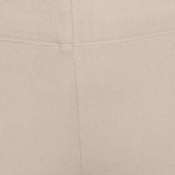 Joseph Beige Stretch Gabardine Leggings S