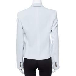 Joseph Powder Blue Stretch Crepe Jazz Blazer M