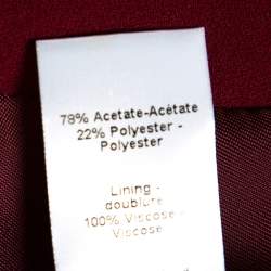 Joseph Burgundy Crepe Jasper Jacket M