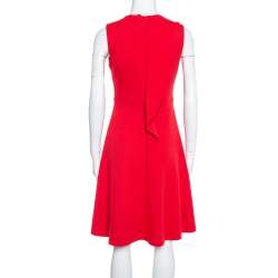 Joseph Red Knit Paneled Sleeveless Milano Dora Dress M