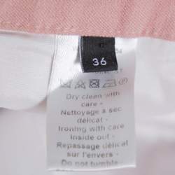 Joseph Blush Pink Stretch Gabardine Queen Cropped Pants S