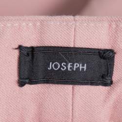 Joseph Blush Pink Stretch Gabardine Queen Cropped Pants S
