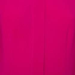 Joseph Purple Silk Long Sleeve Maxi Shirt Dress M