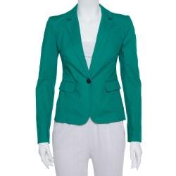 Joseph Green Stretch Cotton Watch Short Blazer S