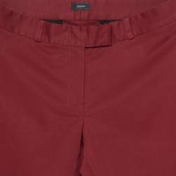 Joseph Burgundy Cotton Chino Pants S