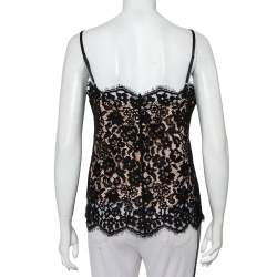 Joseph Black Lace Laure Camisole Top M