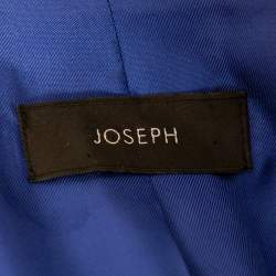 Joseph Blue Crepe Button Front Jazz Blazer S