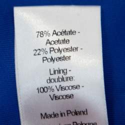 Joseph Blue Crepe Button Front Jazz Blazer S