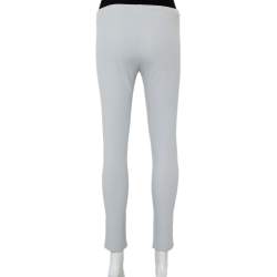 Joseph Grey Stretch Gabardine Leggings S