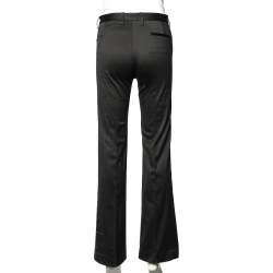 Pre Owned Joseph Vintage Black Cotton Flared Leg Pants S