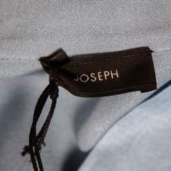 Joseph Blue Ramie Voile Georgette Heather Sheer Tunic M