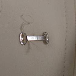 Pre Owned Joseph White Crepe Heavy Silk Drew Faux Wrapped Short Skirt M