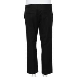 Joseph Black Stretch Gabardine Finley Straight Fit Trousers M