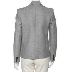 Joseph Grey Wool Melange Will Single Breasted Blazer S