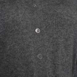 مملوكة مسبقًا Joseph Grey Wool Long Sleeve Dress XL