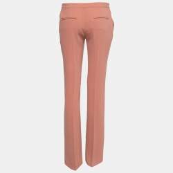 Pre Owned Joseph Nude Stretch Crepe Tailored Trousers M
