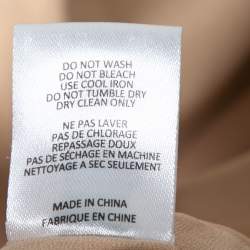 مملوكة مسبقًا Joseph Beige Silk Belted Single-Breasted Jacket M