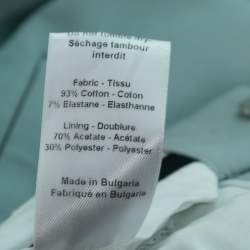 Pre Owned Joseph Powder Blue Cotton Drill Stretch Ferguson Trousers M