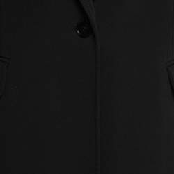Joseph Black Stretch Crepe Single-Breasted Tailored Blazer L