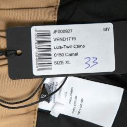 Pre Owned Joseph Beige Cotton Trousers XL