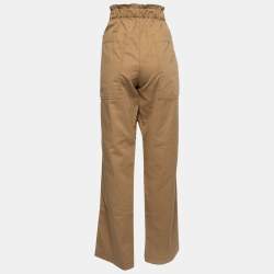 Pre Owned Joseph Beige Cotton Trousers XL