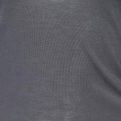 Pre Owned Joseph Grey Round Neck Long Sleeve Top S