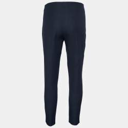 Joseph Navy Blue Gabardine Stretch New Tony Trousers M