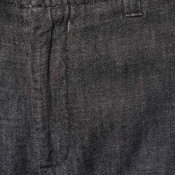 Joseph Grey Cotton Flared Trousers M