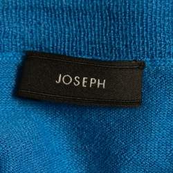 Joseph Blue Cashmere Button Front Cardigan S