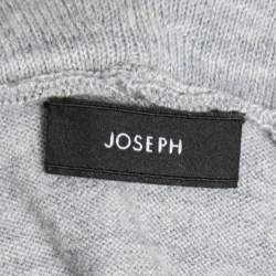 Joseph Grey Cashmere Sleeveless Hooded Pullover S