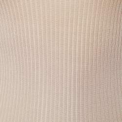 Pre Owned Joseph Beige Silk Knit Long Sleeve Sweater S