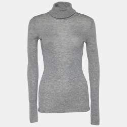 Joseph Grey Cashmere Turtleneck Sweater M