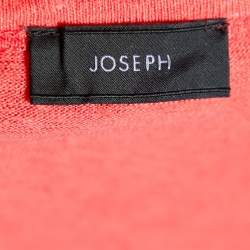 Pre Owned Joseph Pink Linen Knit Pocket Detail Tunic M