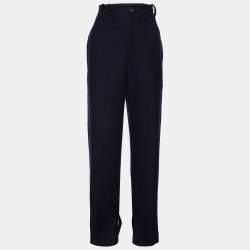 Joseph Navy Blue Light Felt Birkeland Trousers S